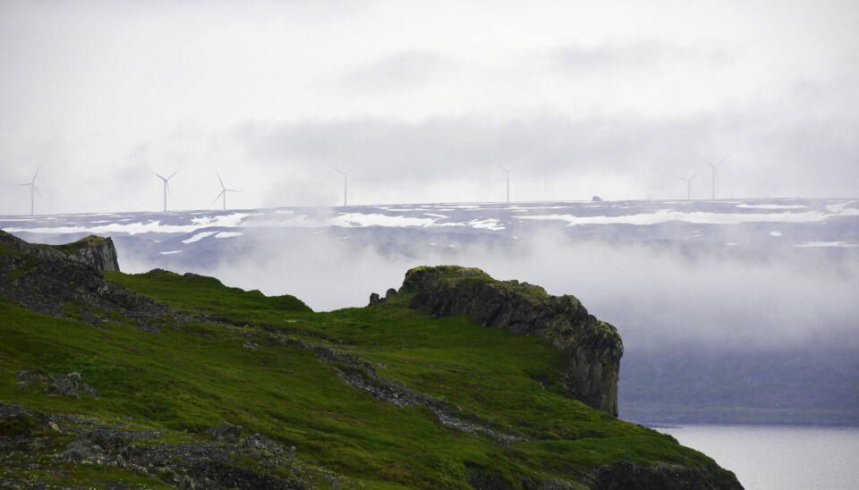 Wind turbines in Berlevåg on coast of Barents Sea. Photo: Atle Staalesen