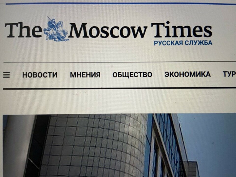 Moscow Times' Russian service blocked over war coverage