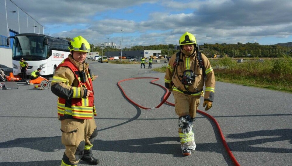 Preparedness and crisis management exercise in Kirkenes. Photo: Atle Staalesen