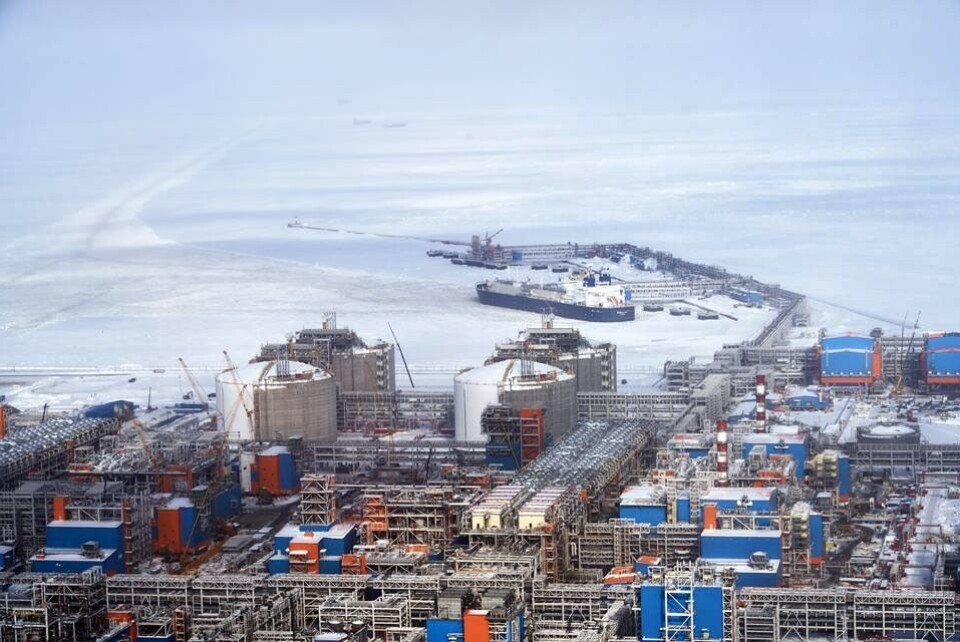 LNG is shipped out from Russian Arctic seaport of Sabetta. Photo: Novatek