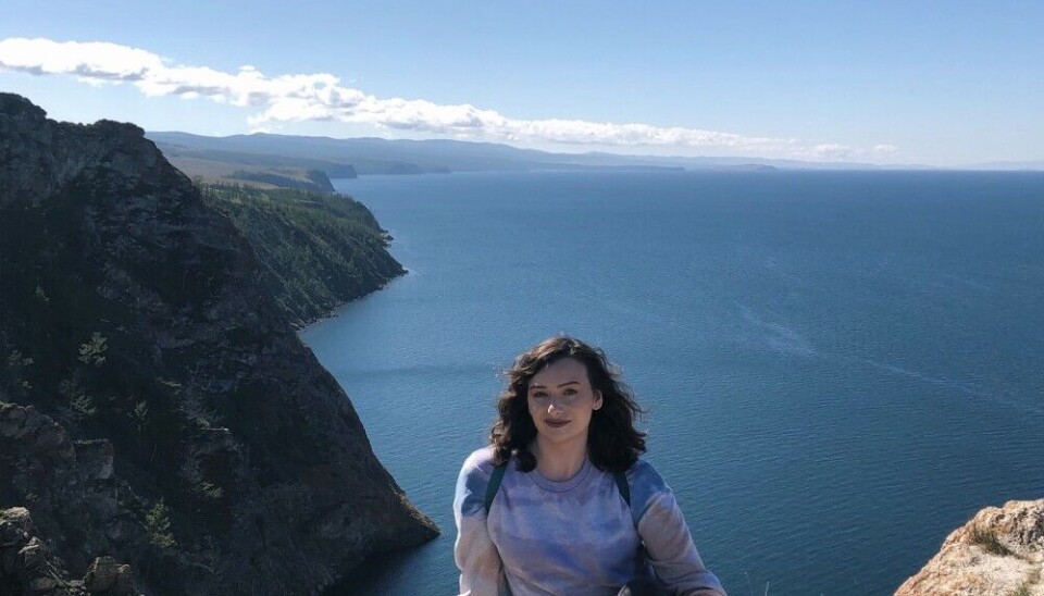 Samantha on the Olkhon Island on Russian Lake Baikal. Photo: personal archive