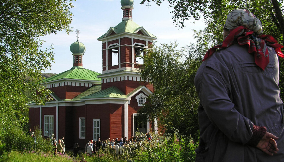 The Church of Boris and Gleb is located on a 4 km2 Russian land on the western side of the Pasvik River. Archive photo: Atle Staalesen