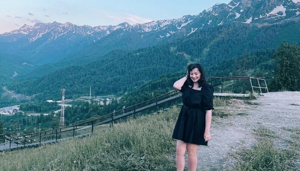 In the mountains of Krasnaya Polyana in Sochi, Southern Russia. Photo: personal archive