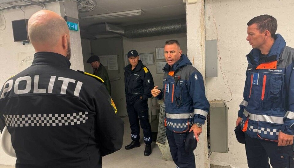 Representatives of the Police and Civil Defence cooperate about local preparedness and crisis management. Photo: Atle Staalesen