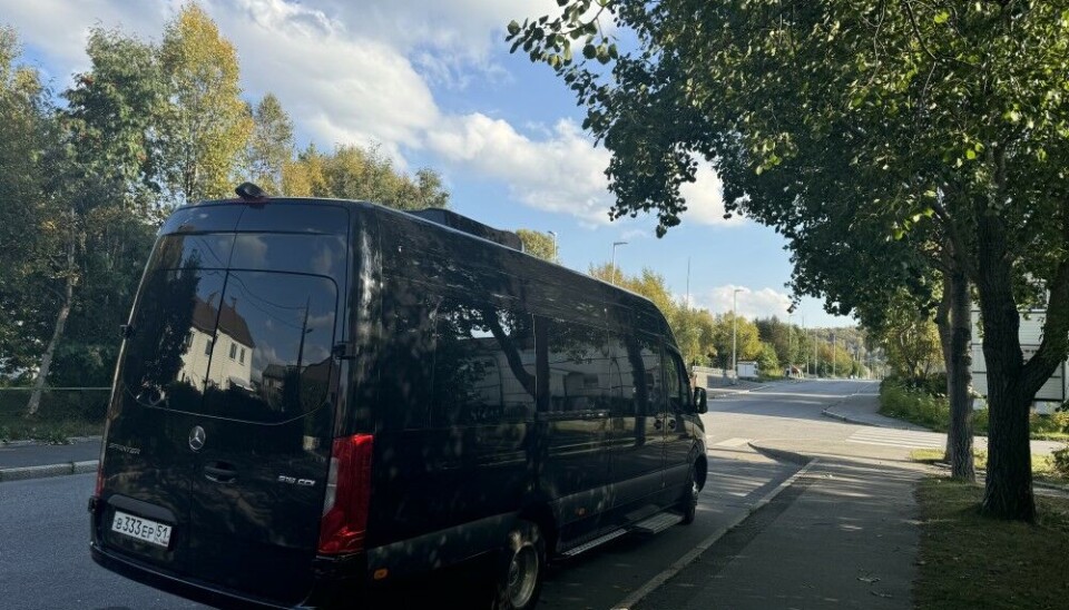 The Borodin bus parked on the street of Kirkenes. Photo: Elizaveta Vereykina