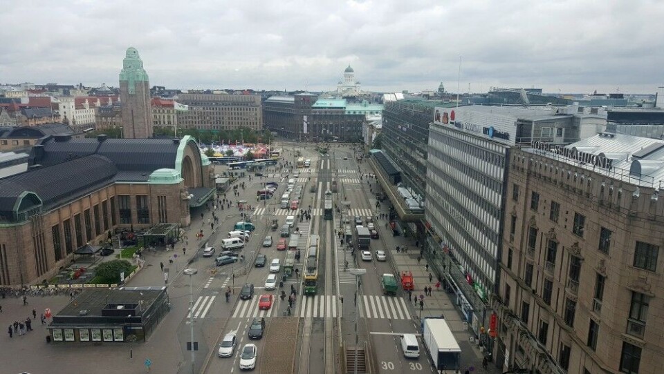 Helsinki city centre. Photo: Thomas Nilsen