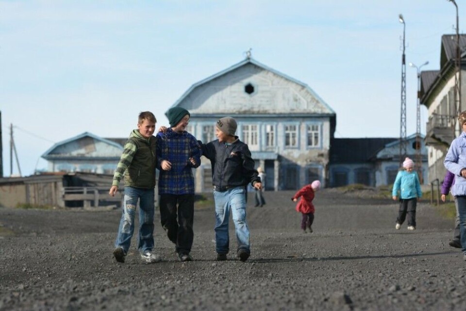 The town of Dikson is located by the Kara Sea. Photo: Thomas Nilsen