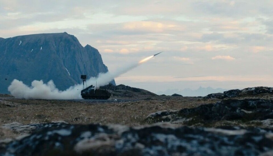 Air defense system NOMADS tested in the Norwegian Arctic. Photo: Kongsberg Defense and Aerospace