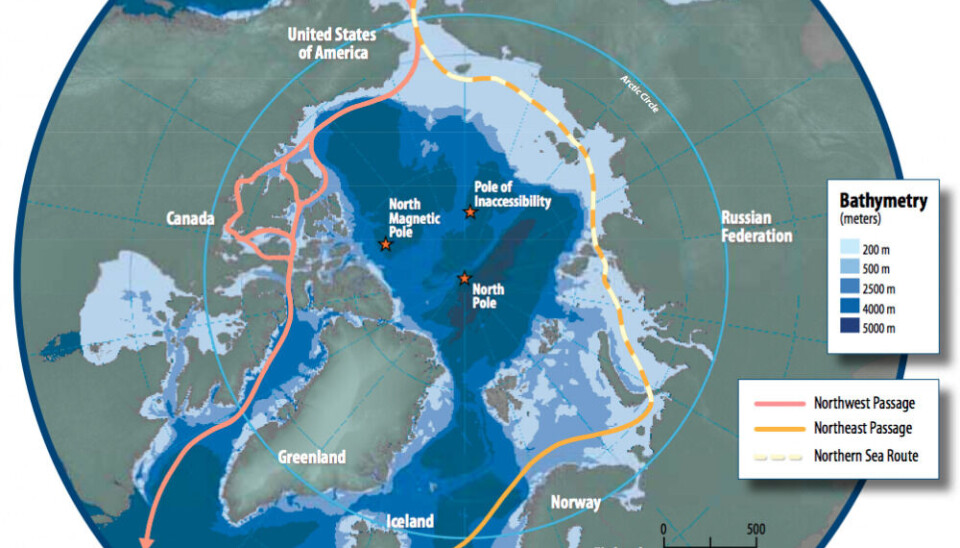 Northern Sea Route in the Arctic. Photo: Wikipedia