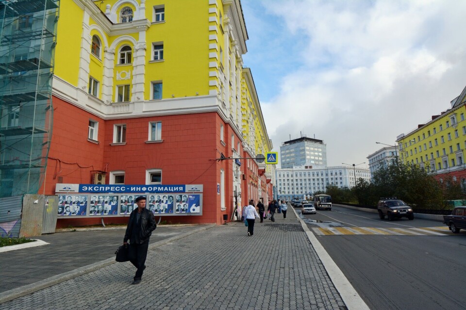 A giant on unstable ground. Norilsk on the Taymyr Peninsula has about 170,000 inhabitants. Photo: Thomas Nilsen
