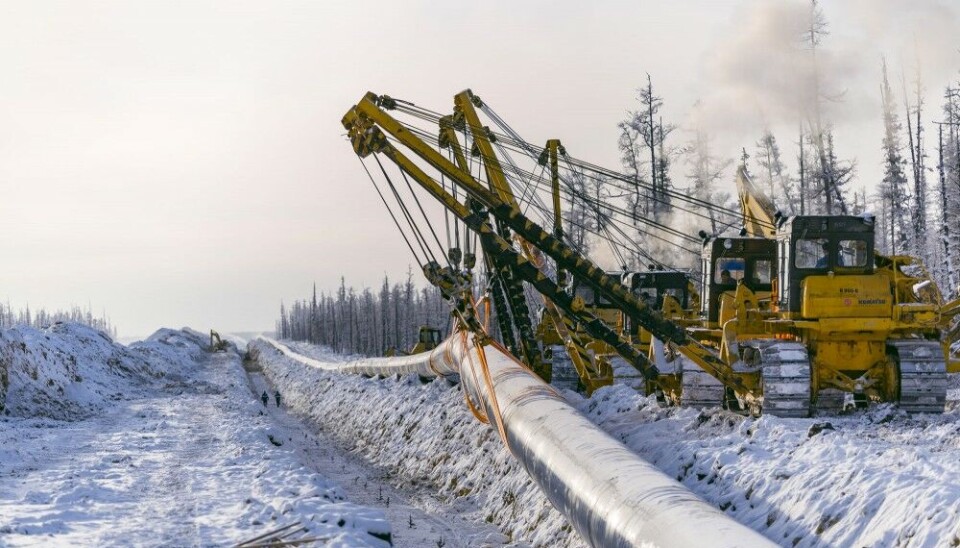 Novatek's new 1,300 km long pipeline to Murmansk challenges the monopoly position of Gazprom. Photo: Gazprom