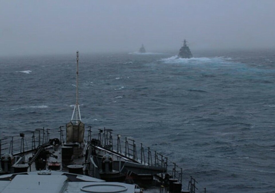 Northern Fleet training near Franz Josef Land. Photo: mil.ru