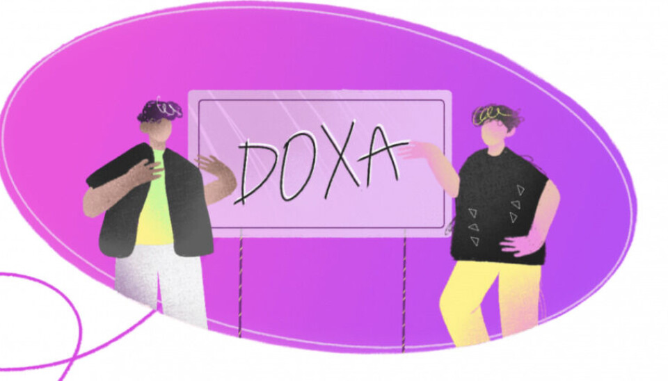 Снимок экрана: сайт издания DOXA