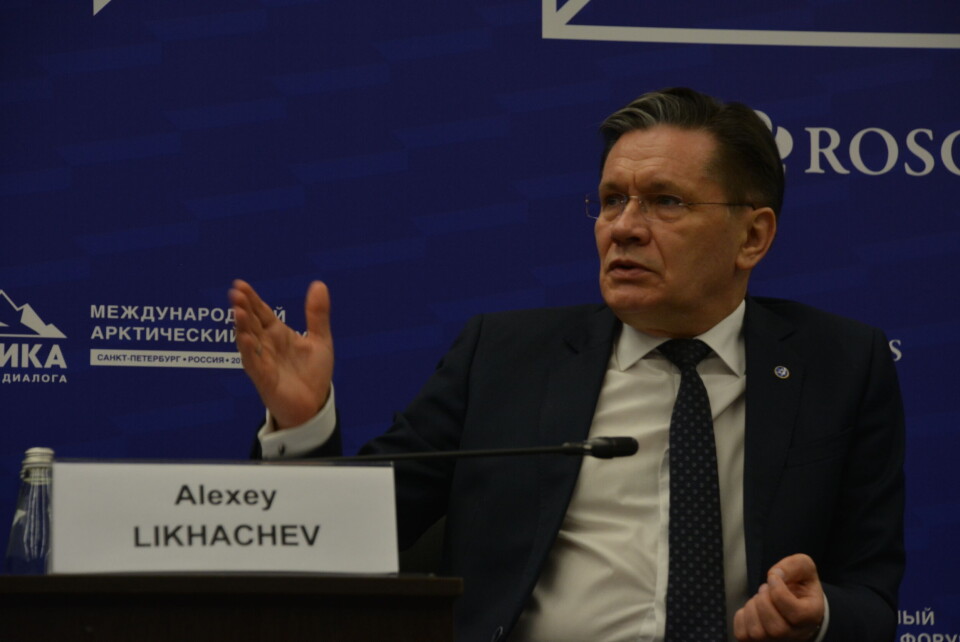 Aleksey Likhachev is head of Rosatom. Photo: Atle Staalesen