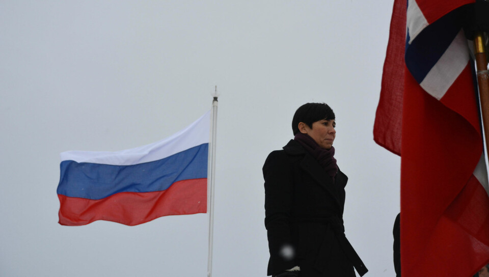 Ine Eriksen Søreide during 2WW commemorations in 2019. Photo: Atle Staalesen