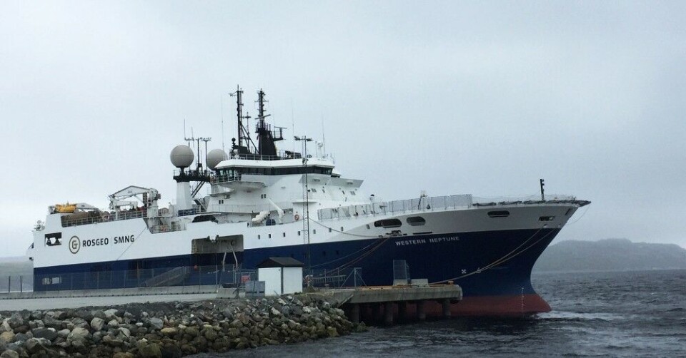В 2017 году Росгеология приобрела судно Western Neptun, дав ему новое имя «Академик Примаков». Сегодня это одно из ключевых судов компании, занятых сейсморазведкой в Арктике. Фото: Атле Столесен