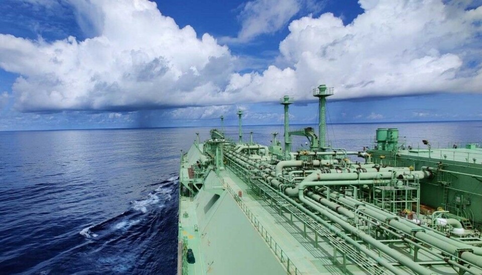 The Everest Energy used to carry a Norwegian flag. Illustration photo by previous owner BW Group