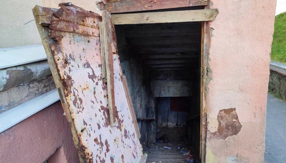 A basement in Severomorsk reportedly built as bomb shelter. Photo: VK page of Andrei Chibis