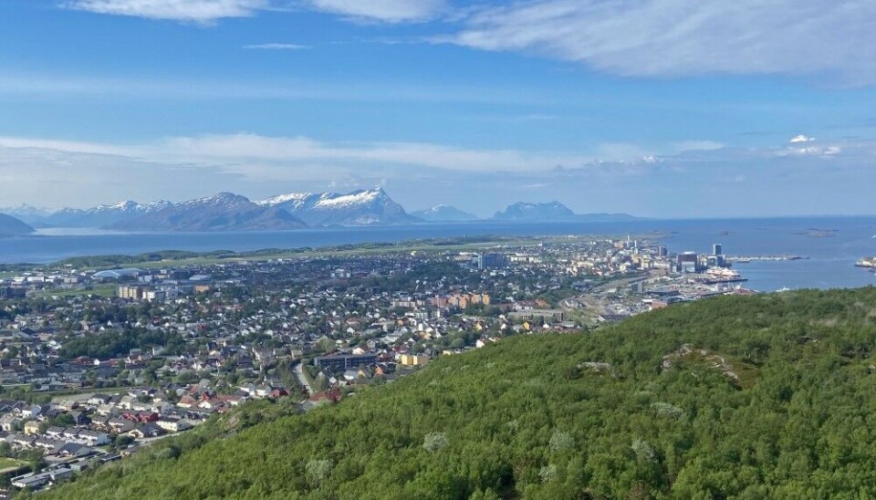 Bodø is strategically located on the coast to the Norwegian Sea. Photo: Thomas Nilsen