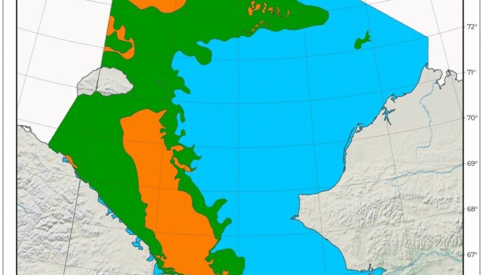 As of early September 2024 there was still significant volumes of sea-ice in the eastern parts of the New Siberian Sea and western parts of the Chukchi Sea. Map: Russian Arctic and Antarctic Research Institute