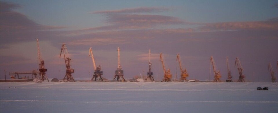 Terminal facilities at Labytnangi by Ob River. Photo: Atle Staalesen