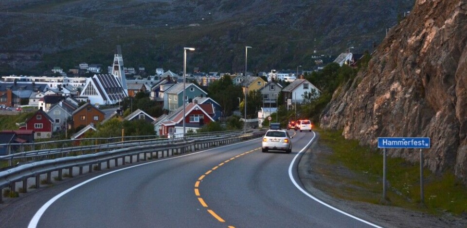 The town of Hammerfest. Photo: Atle Staalesen