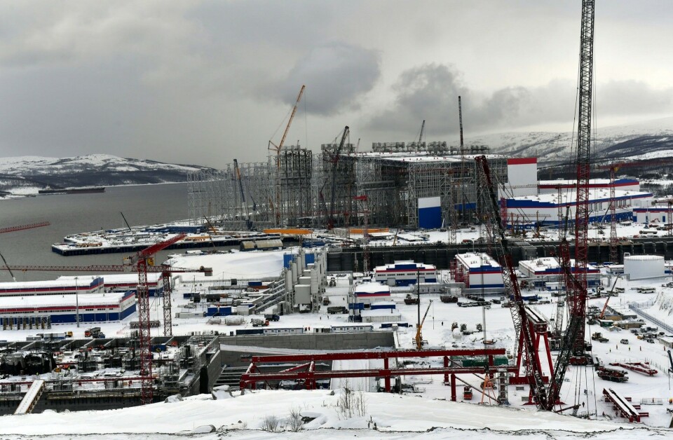The LNG Construction Center in Murmansk. March 2021. Photo: Gov-murman.ru
