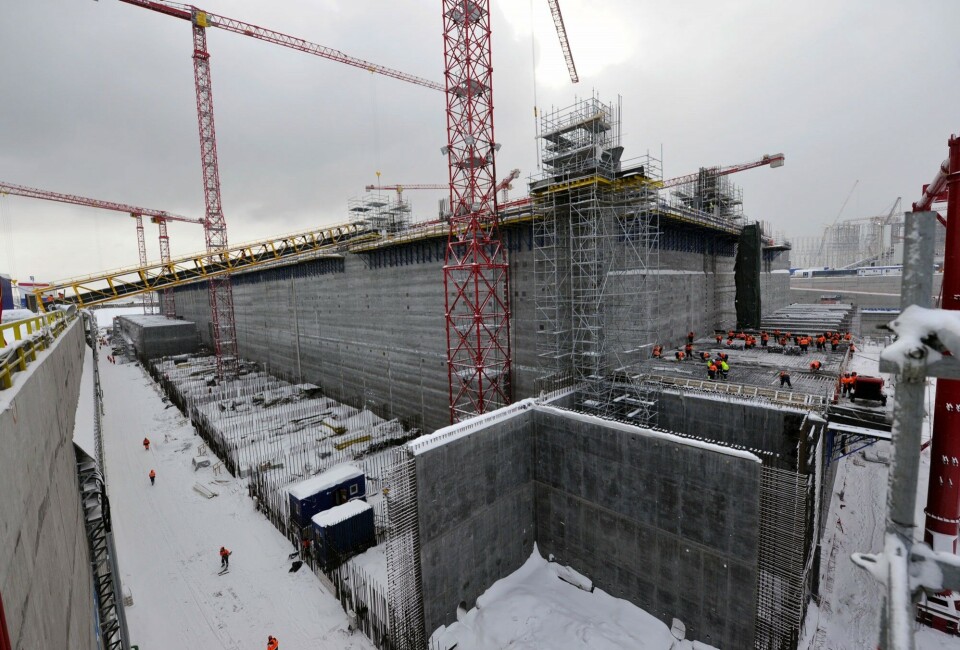 The LNG Construction Center in Murmansk, March 2021. Photo: Gov-murman.ru
