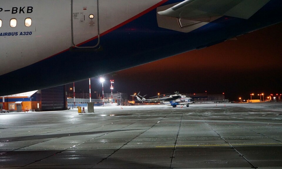 Until now, all personnel transport to Utrenneye has been conducted by helicopter from Sabetta. Photo: Atle Staalesen
