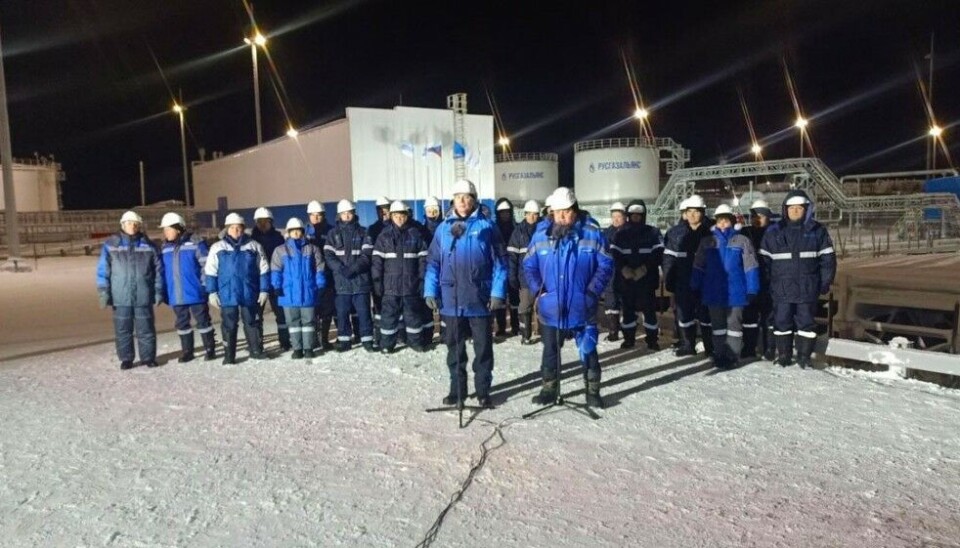 Project launch on the shore of the Ob Bay. The Semakovskoye field is to produce up to 7,5 billion cubic meters of gas per year. Photo: Gazprom