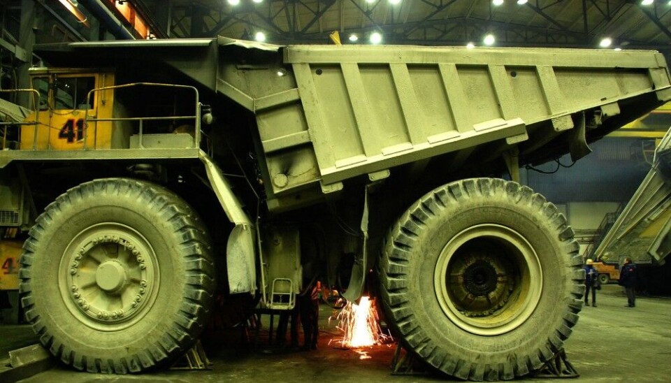 Mining machinery in the Kola Peninsula. Photo: Atle Staalesen