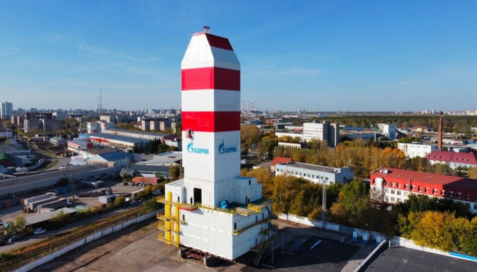Production platform for project Kammenomys-More under construction in the Tyumen region. Photo: Gazprom