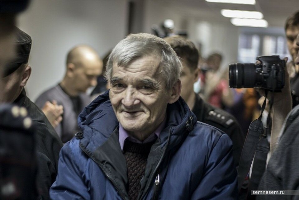 Yuri Dmitriev in court. Photo: 7x7-journal.ru