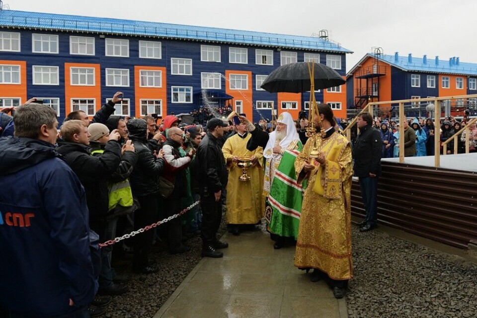 Patriarch Kirill on visit to Sabetta, Yamal Peninsula. Photo: Patriarchia.ru