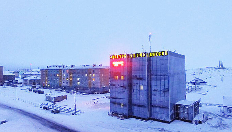 A coal company has built a new office building in Dikson. Photo: Vostok Coal