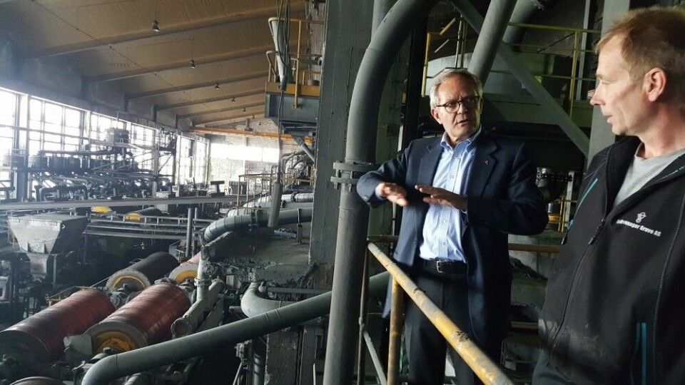 Inside Sydvaranger’s processing plant. Photo: Thomas Nilsen