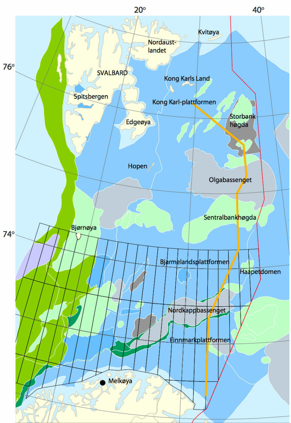Barents Sea geology. May by ndp.no