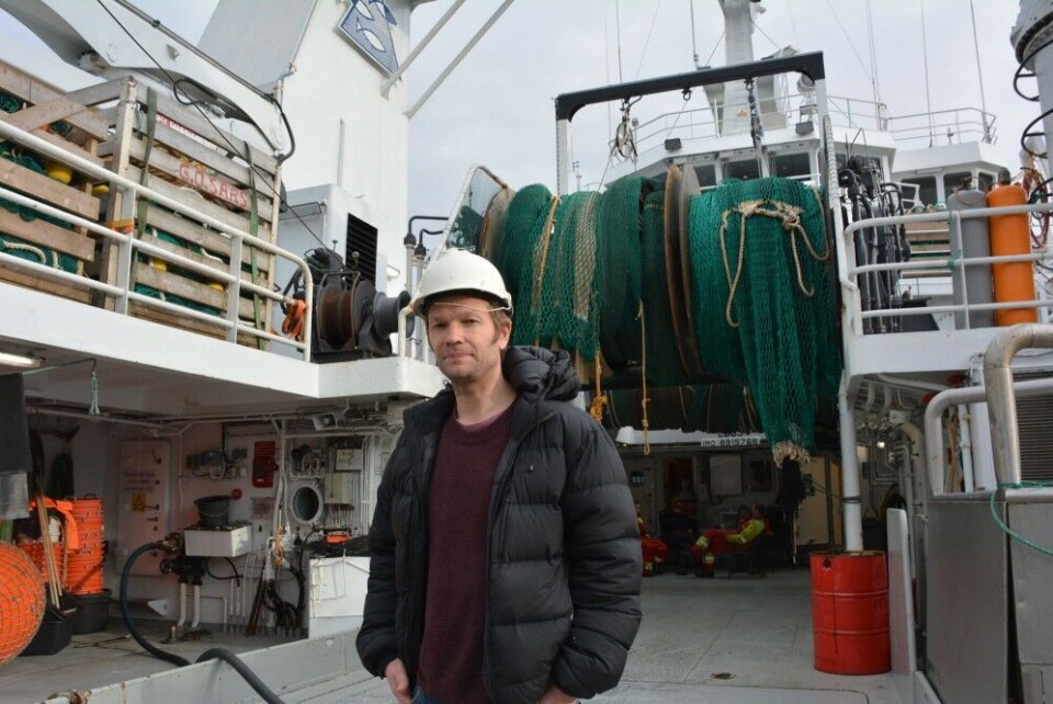 Growing stocks of capelin was the key discovery in this year's Barents Sea Ecosystem Expedition, says Georg Skaret from the Norwegian Institute of Marine Research. Photo: Atle Staalesen