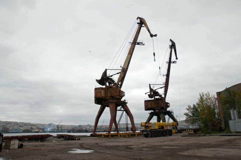 Reinertsen port in Murmansk. Photo: Thomas Nilsen