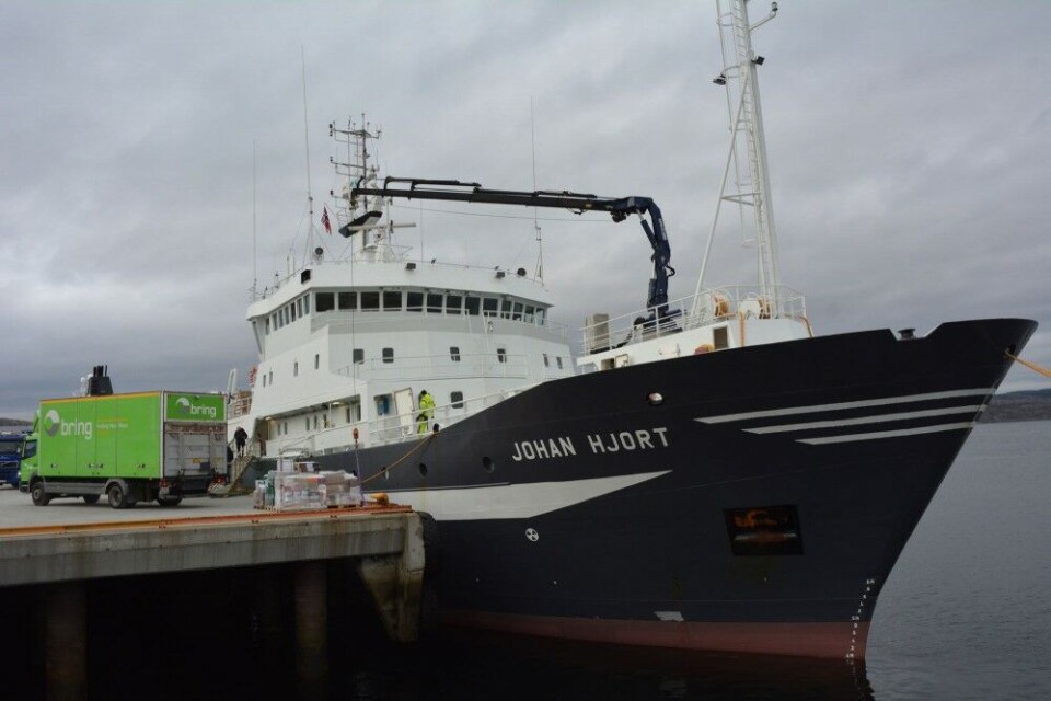 Marine research vessel “Johan Hjort”. Photo: Atle Staalesen