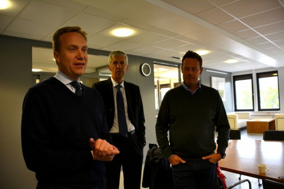 Børge Brende (from left), Ole Harbitz and Nils Bøhmer. Photo: Atle Staalesen