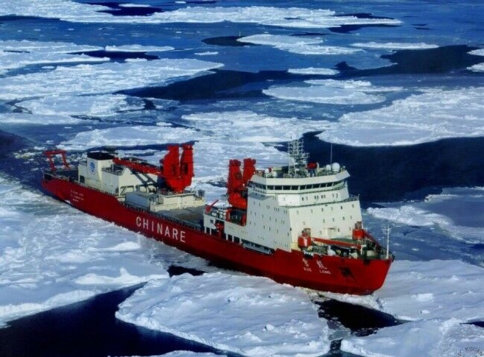 Icebreaker 'Xue Long' (Snow Dragon). Photo courtesy by Sinoshipnews.com