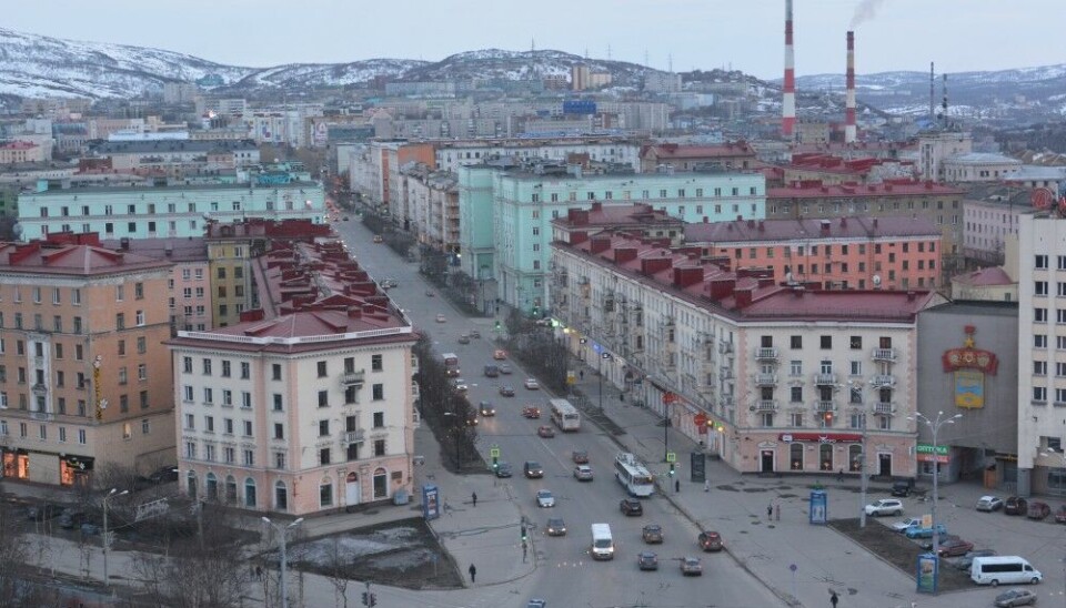Murmansk city centre. Photo: Thomas Nilsen
