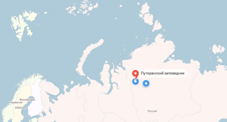 The Putorana nature reserve in Taymyr Peninsula