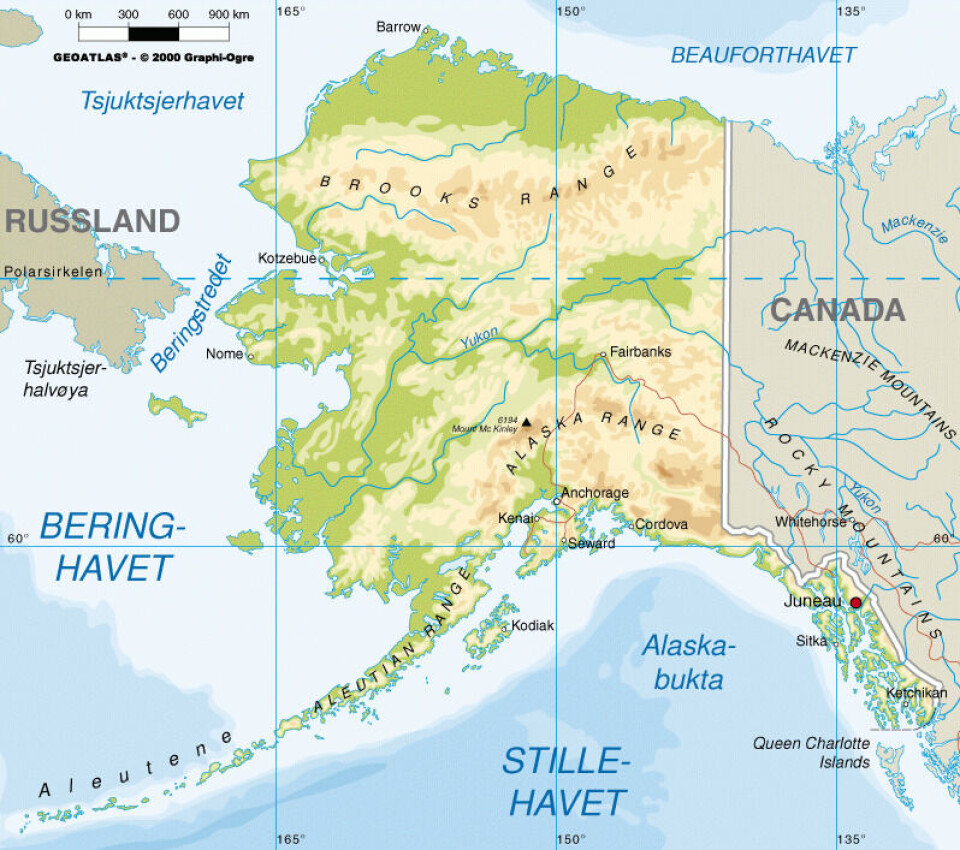 The U.S. Committee on the Marine Transportation System’s Arctic task force made 43 specific recommendations it says would improve safety, communications and information for mariners using the narrow strait and the Chukchi and Beaufort seas to the north in the near future. Map: Store Norske Leksikon