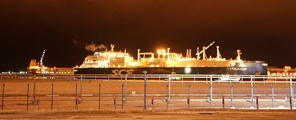 LNG carrier “Christophe de Margerie” in Sabetta. Photo: Atle Staalesen