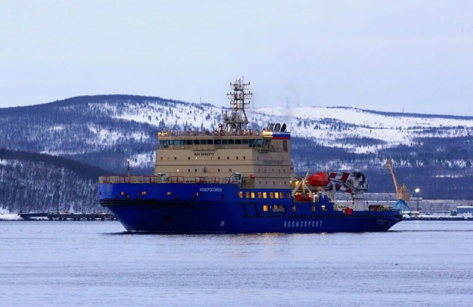 Icebreaker 'Novorossiisk'. Photo: Rosmorport