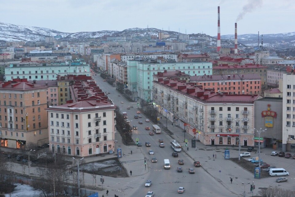 Murmansk city centre. Photo: Thomas Nilsen