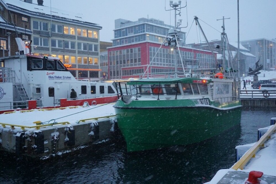 'Karoline' at port in Tromsø, northern Norway. Photo: Thomas Nilsen