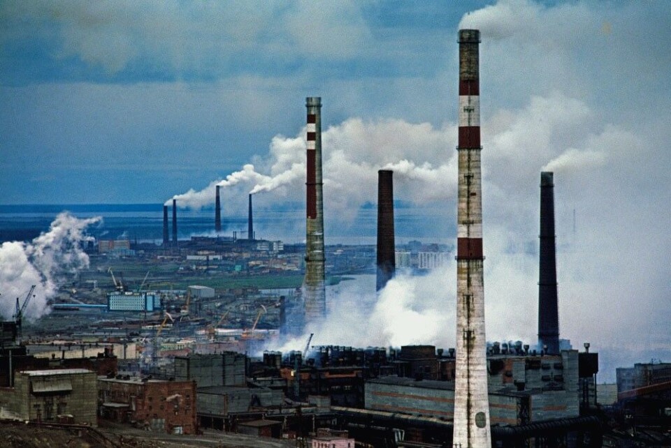The city of Norilsk is located on the Russian tundra, north of the Arctic Circle. Photo: Thomas Nilsen